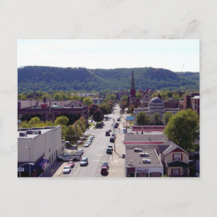 Stadtzentrum - Winona, MN Postkarte