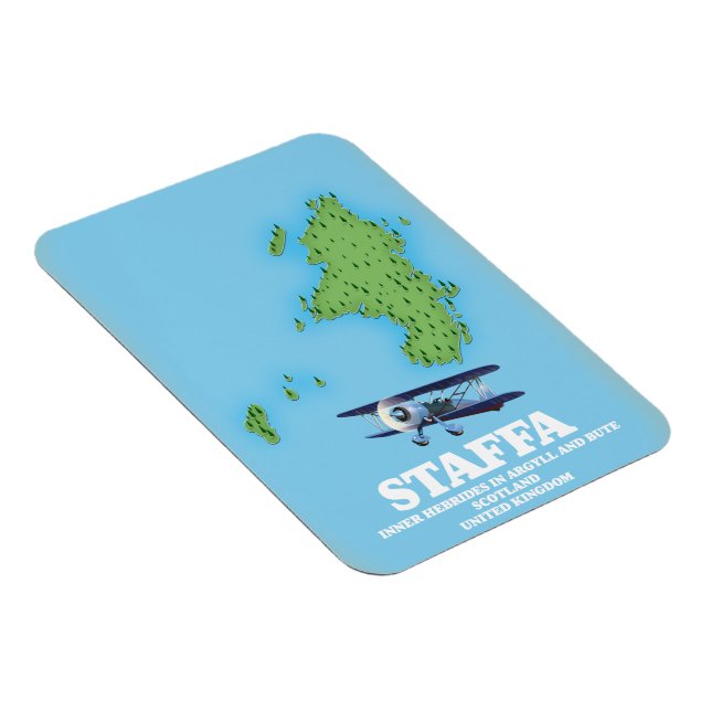 Staffa Inner Hebrides in Argyll and Bute, Schottla Magnet (Rechte Seite)