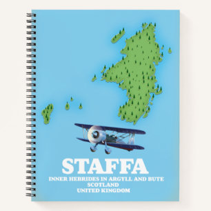 Staffa Inner Hebrides in Argyll and Bute, Schottla Notizbuch