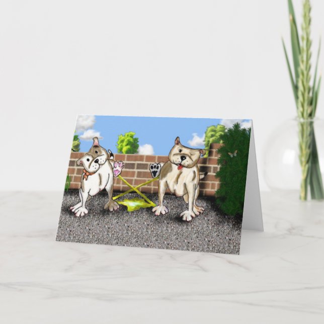 STAFFIE LÄCHELT - x-Faktor - Grußkarte Karte (Vorderseite)