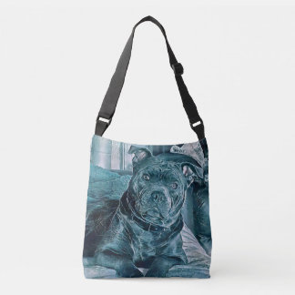 Staffie Tote Bag Tragetaschen Mit Langen Trägern