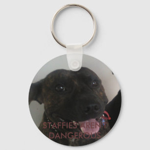 STAFFIES SIND NICHT GEFÄHRLICH SCHLÜSSELANHÄNGER