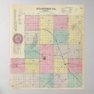 Stafford County, Kansas Poster