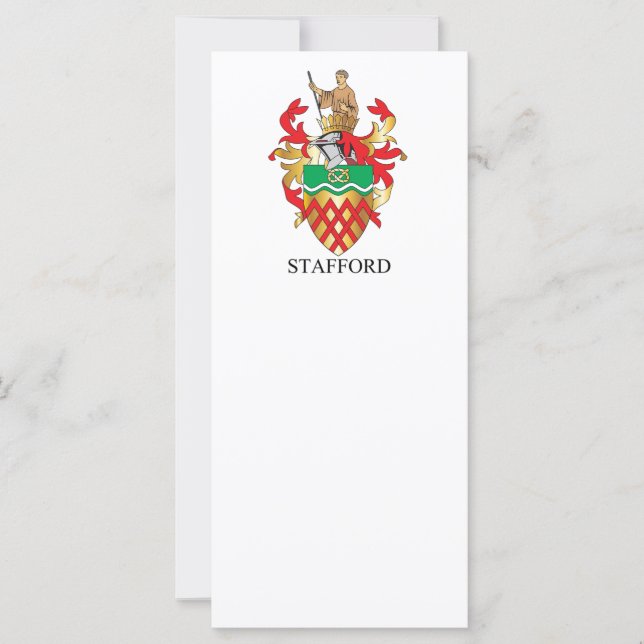 Stafford-Wappen (Vorderseite)
