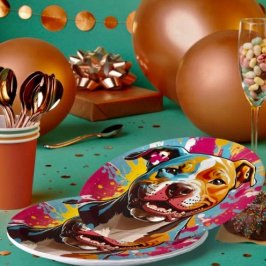 Staffordshire Birthday Fun Pappteller