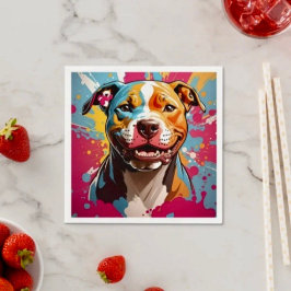 Staffordshire Birthday Fun Serviette