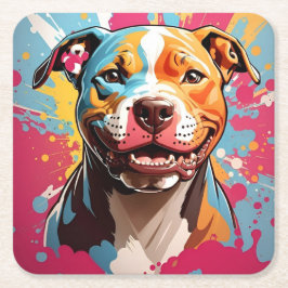 Staffordshire Birthday Rechteckiger Pappuntersetzer