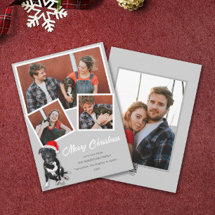Staffordshire Bull Terrier Christmas Custom Foto Feiertagskarte