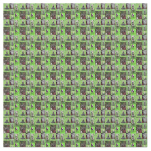 Staffordshire Bull Terrier Foto-Collage, Stoff