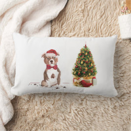 Staffordshire Bull Terrier Funny Christmas Dog Lendenkissen