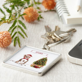 Staffordshire Bull Terrier Funny Christmas Dog Schlüsselanhänger