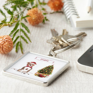 Staffordshire Bull Terrier Funny Christmas Dog Schlüsselanhänger