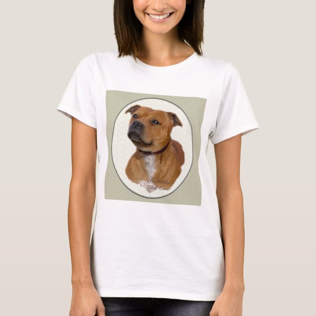 Staffordshire Bull Terrier Gifts T-Shirt (Vorderseite)