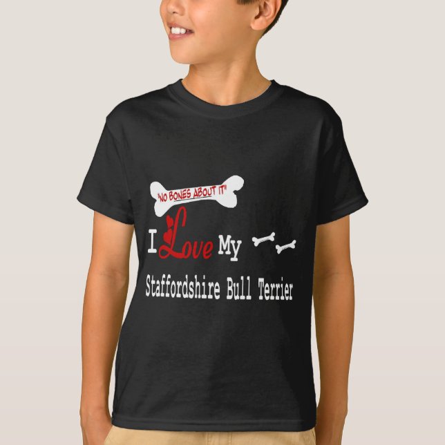 Staffordshire Bull Terrier Gifts T-Shirt (Vorderseite)