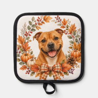 Staffordshire Bull Terrier Herbst Topflappen