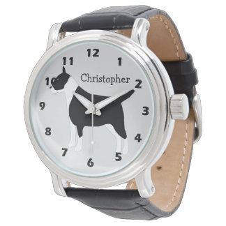 Staffordshire Bull Terrier Hundedesign Armbanduhr