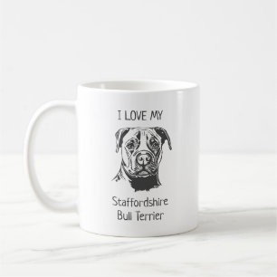 Staffordshire Bull Terrier Kaffeetasse