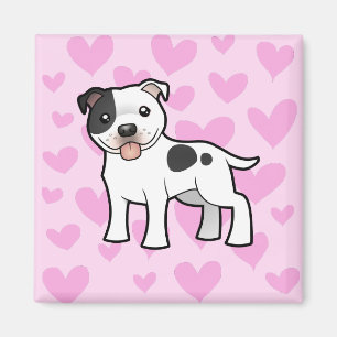 Staffordshire Bull Terrier Liebe Magnet