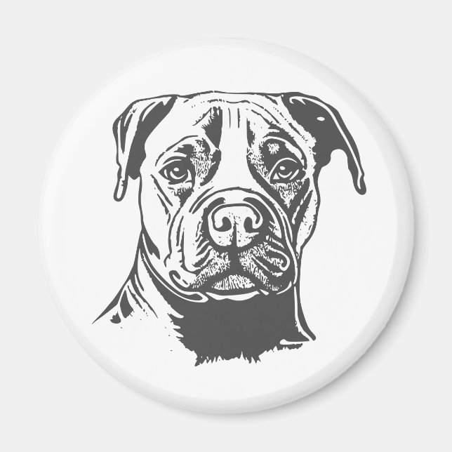 Staffordshire Bull Terrier Magnet (Vorne)