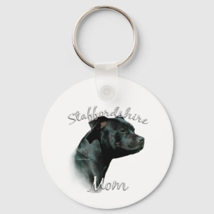 Staffordshire Bull Terrier Mama 2 Schlüsselanhänger