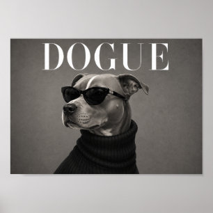Staffordshire Bull Terrier Mode-Editorial-Hund A Poster