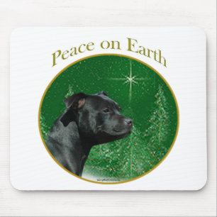 Staffordshire Bull Terrier Peace Mousepad