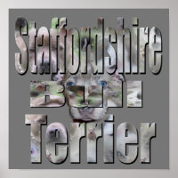 Staffordshire Bull Terrier Picture Logo,