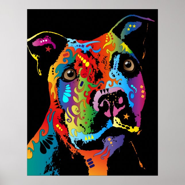 Staffordshire Bull Terrier Poster (Vorne)