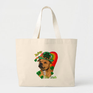 Staffordshire Bull Terrier St Patricks Jumbo Stoffbeutel