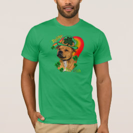 Staffordshire Bull Terrier St Patricks T-Shirt