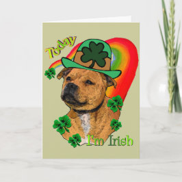 Staffordshire Bull Terrier St. Pat's Karte