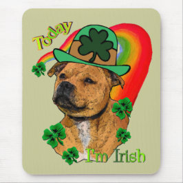 Staffordshire Bull Terrier St. Pat's Mousepad