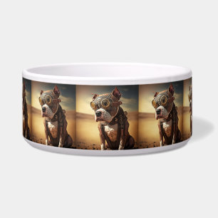 Staffordshire Bull Terrier Steampunk Dog Napf