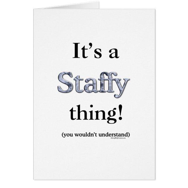 Staffordshire Bull Terrier Thing (Vorne)