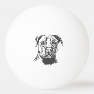 Staffordshire Bull Terrier Tischtennisball