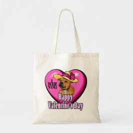 Staffordshire Bull Terrier Valentinstag Tragetasche