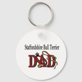 Staffordshire Bull Terrier Vater Geschenke Schlüsselanhänger