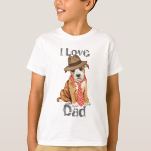 Staffordshire Bull Terrier Vater T-Shirt