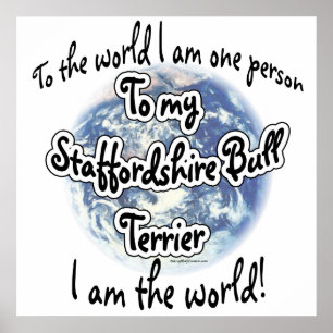 Staffordshire Bull Terrier World 2 Poster
