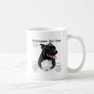 Staffordshire-Bullterrier-Geschichtsentwurf Kaffeetasse