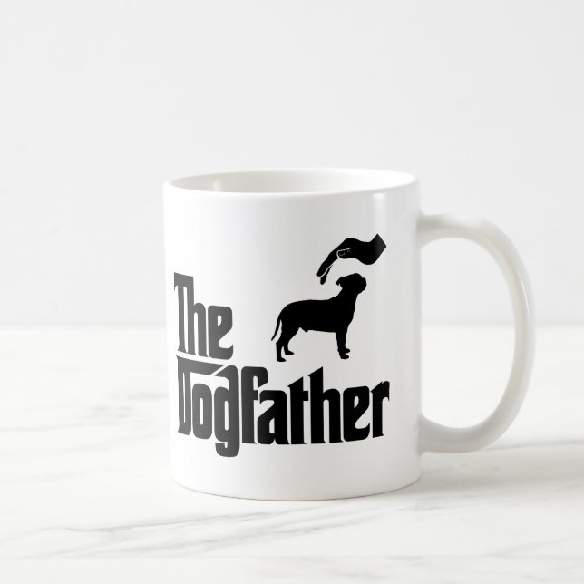 Staffordshire-Bullterrier Kaffeetasse (Rechts)