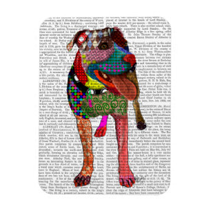 Staffordshire-Bullterrier - Patchwork Magnet
