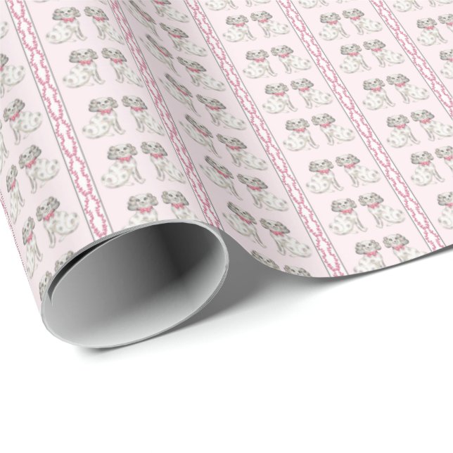 Staffordshire Dog Wrapping Paper Geschenkpapier (Rolleneckpunkt)