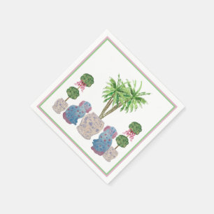 Staffordshire Dogs Chinoiserie Ginger Jar Jars Serviette