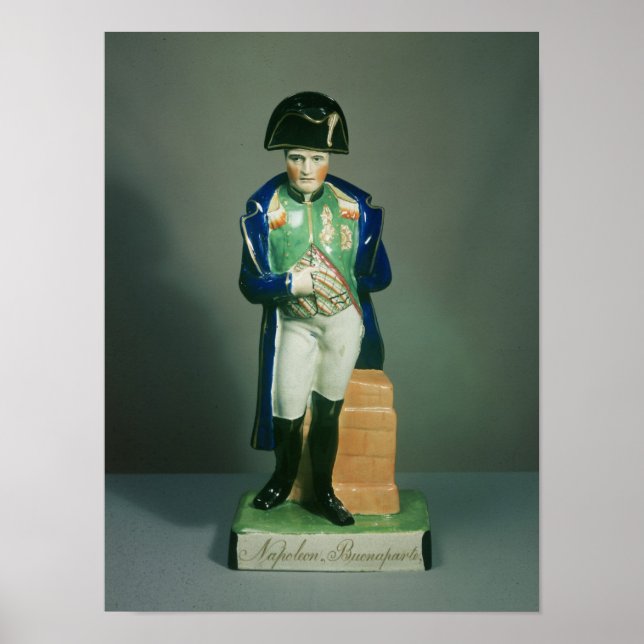 Staffordshire figur von Napoleon Bonaparte Poster (Vorne)