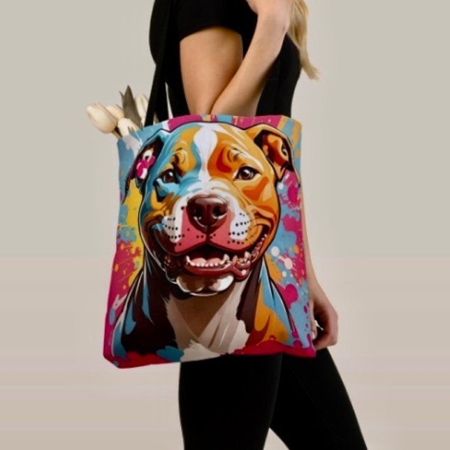 Staffordshire Geburtstags-Spaß (Tote Bag — 100% polyester, black laminated lining 100% cotton web hand. Made in the USA.
)