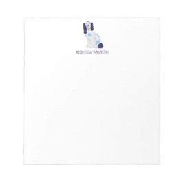 Staffordshire Spanel Note Pad Notizblock