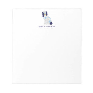 Staffordshire Spanel Note Pad Notizblock