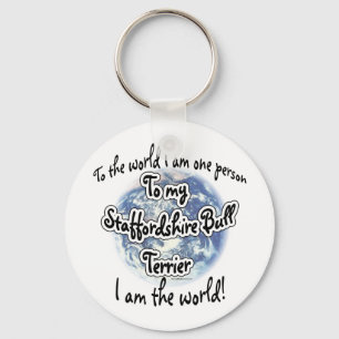 Staffordshire Terrier World 2 - Schlüsselanhänger
