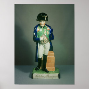 Staffordshire-Zahl von Napoleon Bonaparte Poster